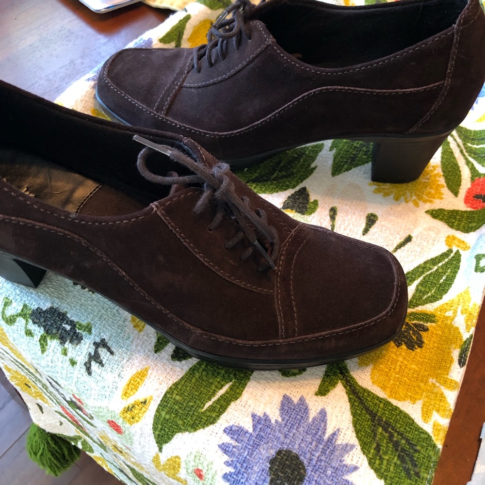 Clarks heeled boots